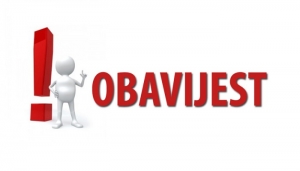 OBAVIJEST O REKONSTRUKCIJI KUHINJE