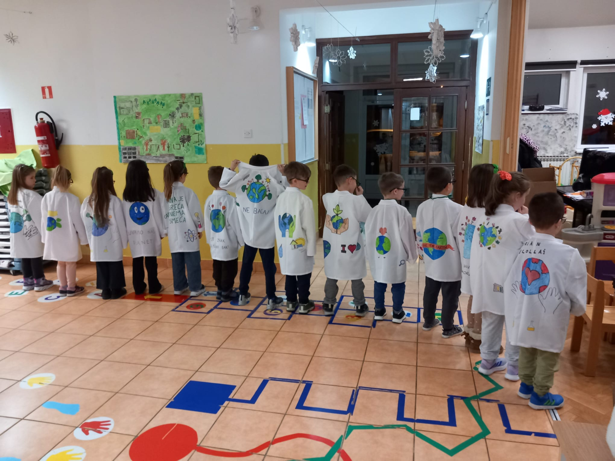 Radionica "Eko-znanstvenici" u odgojnoj skupini "Leptirići"